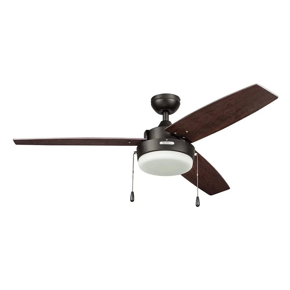 Ventilador Medina Smart 52" 3 Aspas Castaño/Pino – Coolfan